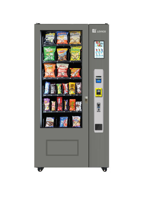 Mason - LE3000C-GY-A Combo Vending Machine With Card reader Coin and Cash