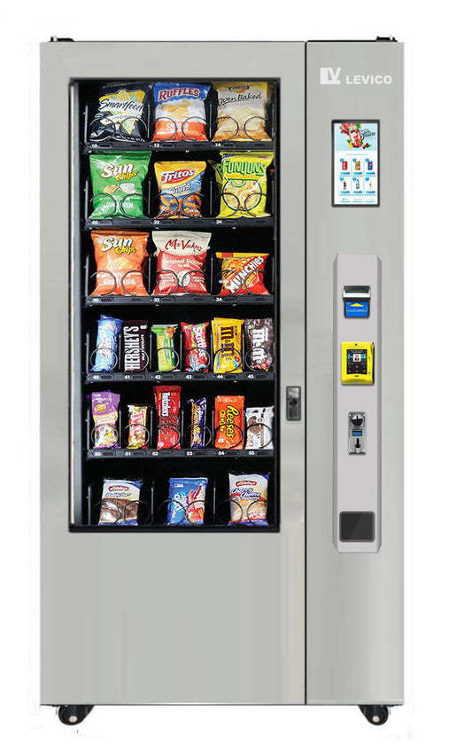 Marco - LE3000S-SL-A Snacks Vending Machine With Coin & Cash and Card reader