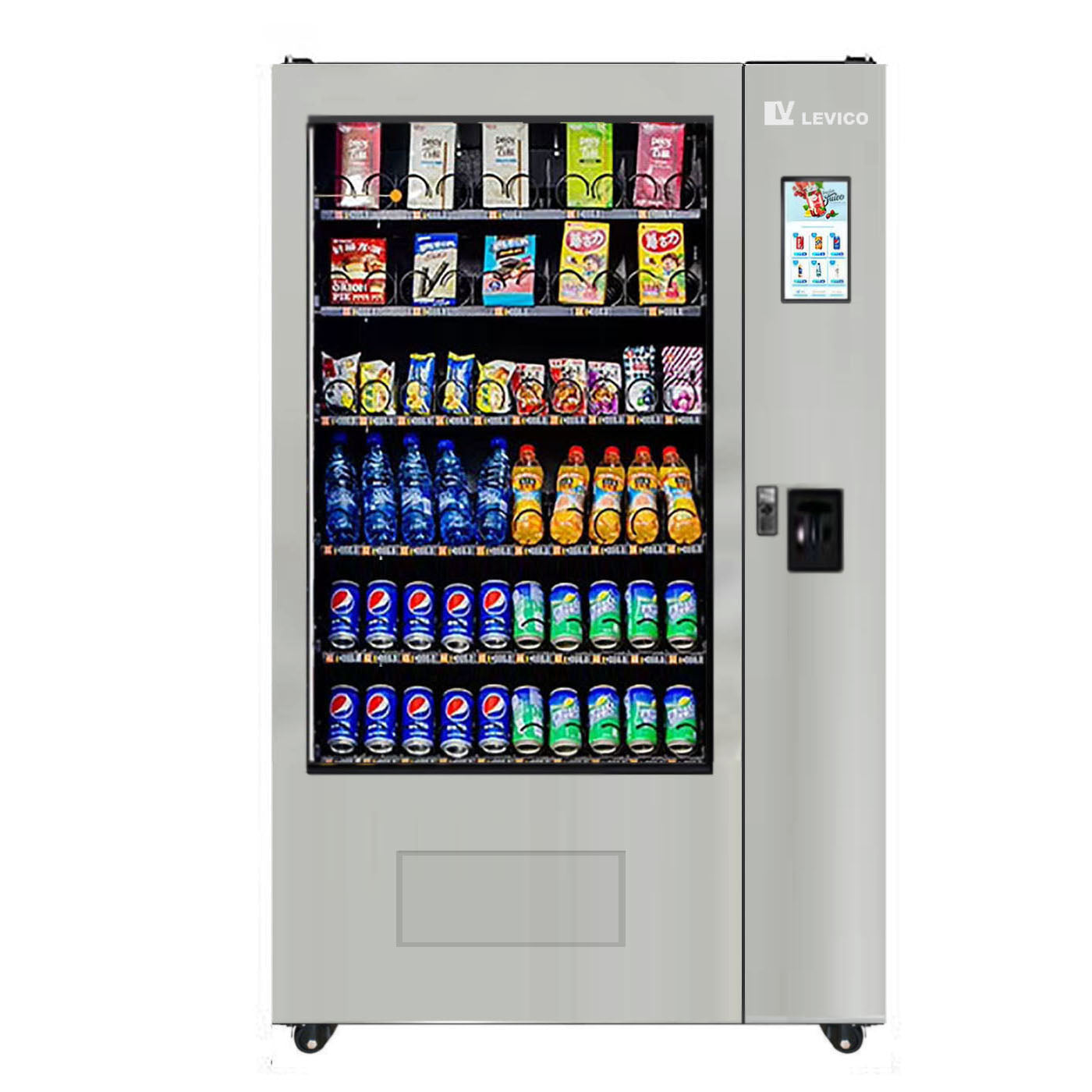 Wendy - LE4000C-SL-B Combo Vending Machine With Card reader