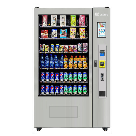 Willa - LE4000C-SL-A Combo Vending Machine With Card reader Coin and Cash