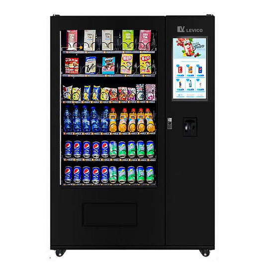 Zev - LE5000C-BK-B Combo Vending Machine –With Card Reader