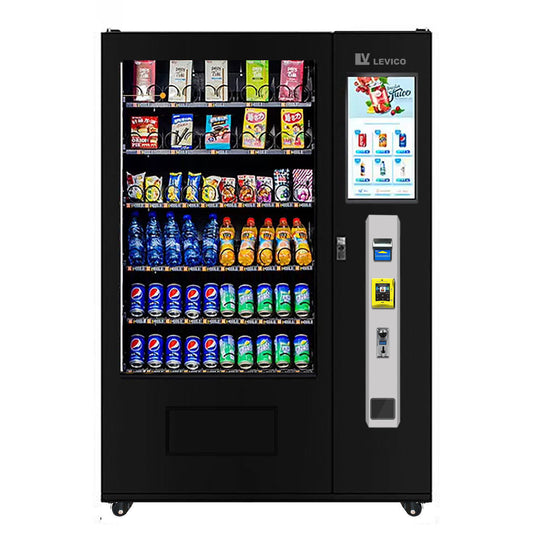 Zander - LE5000C-BK-A Combo Vending Machine –With Card Reader and Coin & Cash acceptor