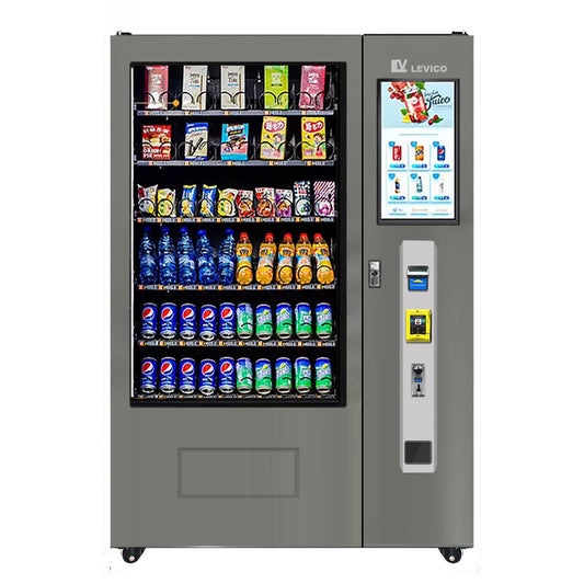 Zac - LE5000C-GY-A Combo Vending Machine –With Card Reader and Coin & Cash acceptor