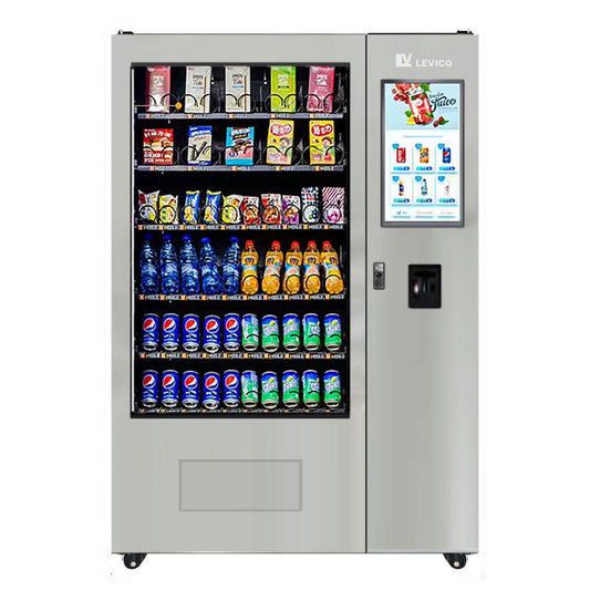 Zita - LE5000S-SL-B Snacks Vending Machine –With Card Reader
